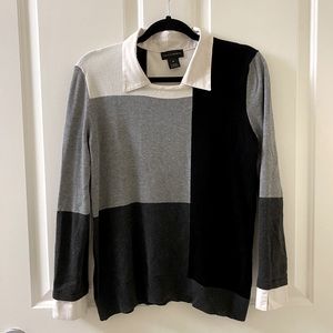 Sweater w/ collar and cuff